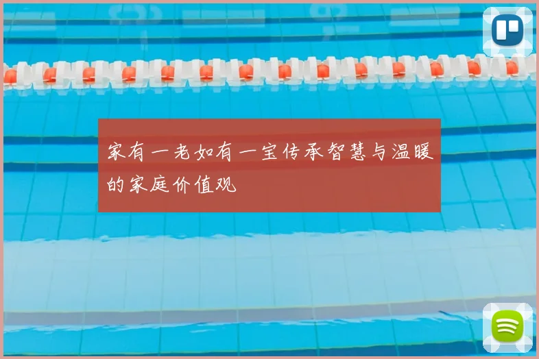 家有一老如有一宝传承智慧与温暖的家庭价值观